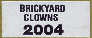 Sticker - Brickyard - Clown - 2004